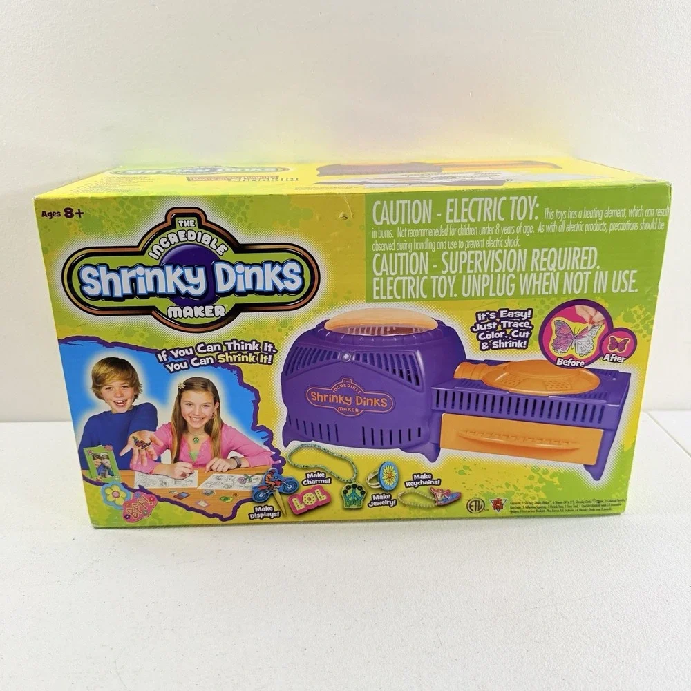 The Incredible Shrinky Dinks Maker‎ Big Time Toys 2011 New Sealed